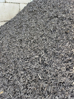 Black Beauty mulch used in a Canterbury landscape