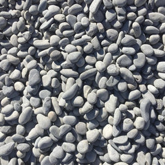 Round shingle and river stones