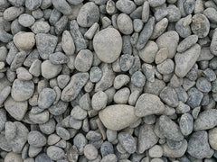 Round shingle and river stones