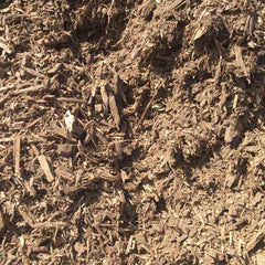 Tree mulch used in a Canterbury landscape